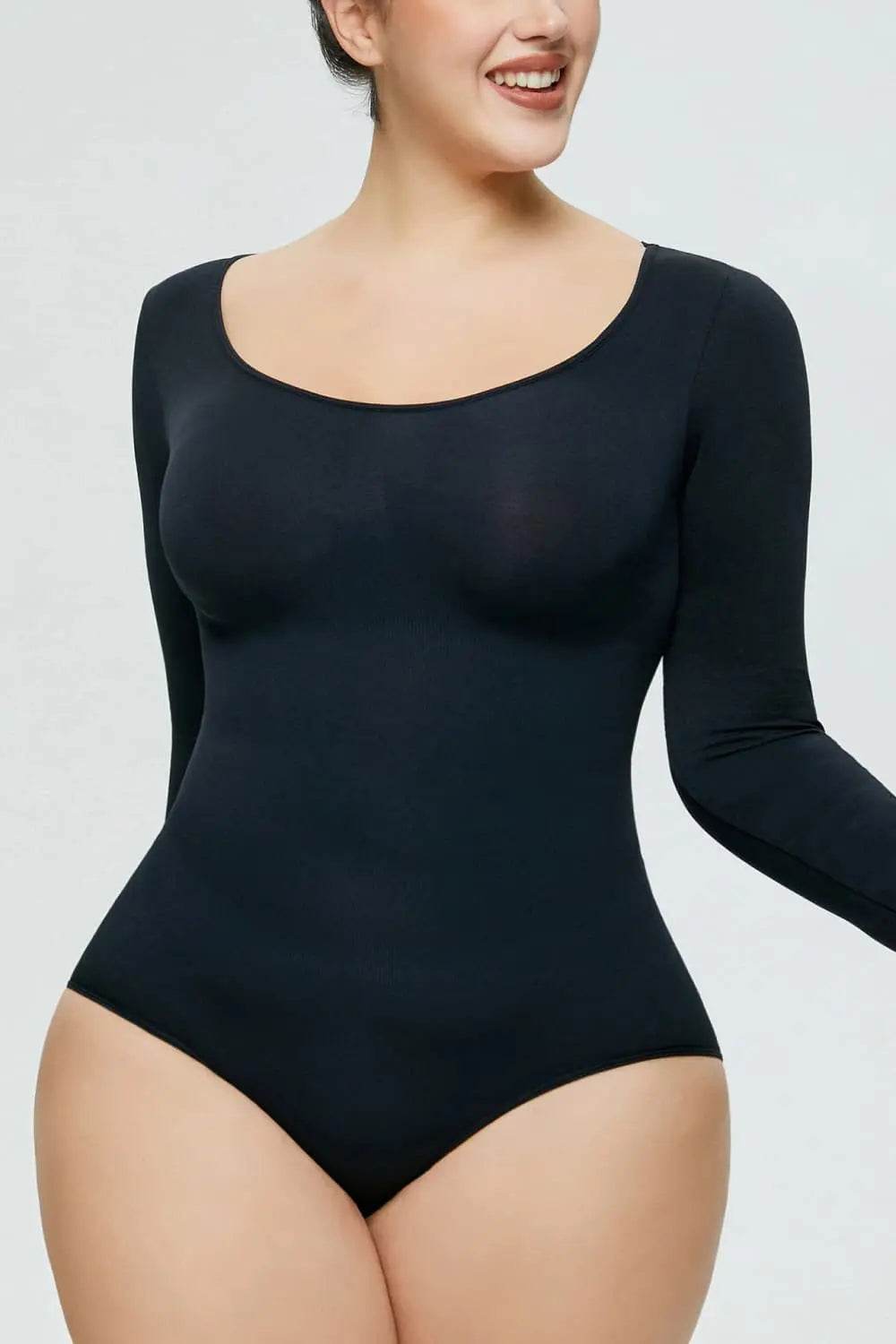 Long Sleeve Shaping Bodysuit - Velveta Studio