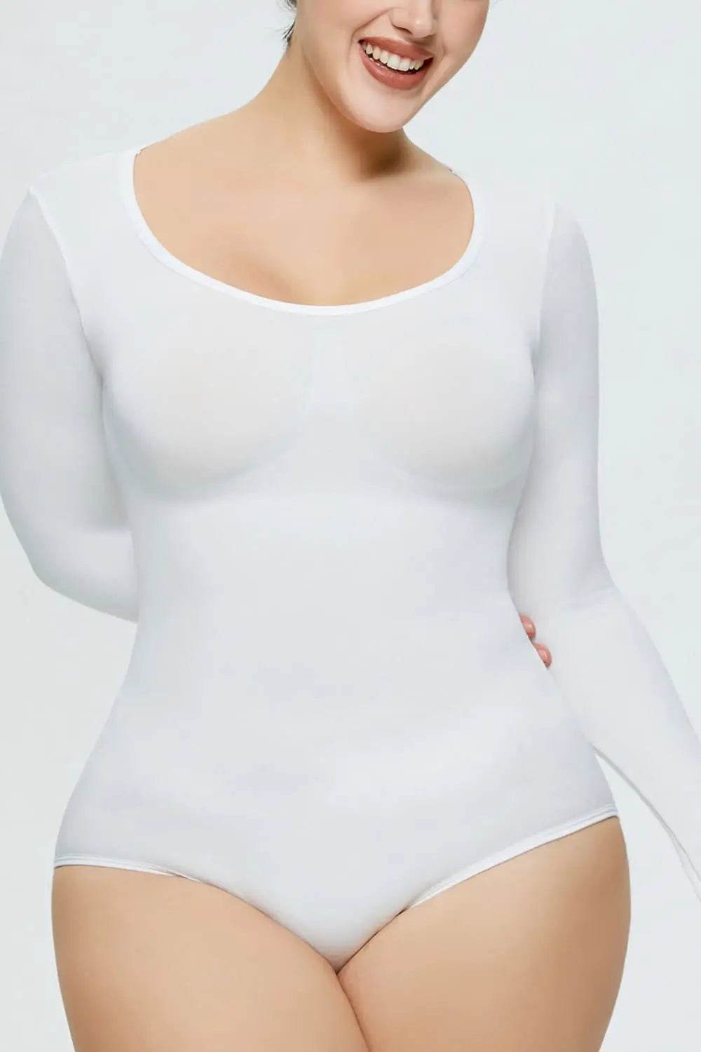 Long Sleeve Shaping Bodysuit - Velveta Studio