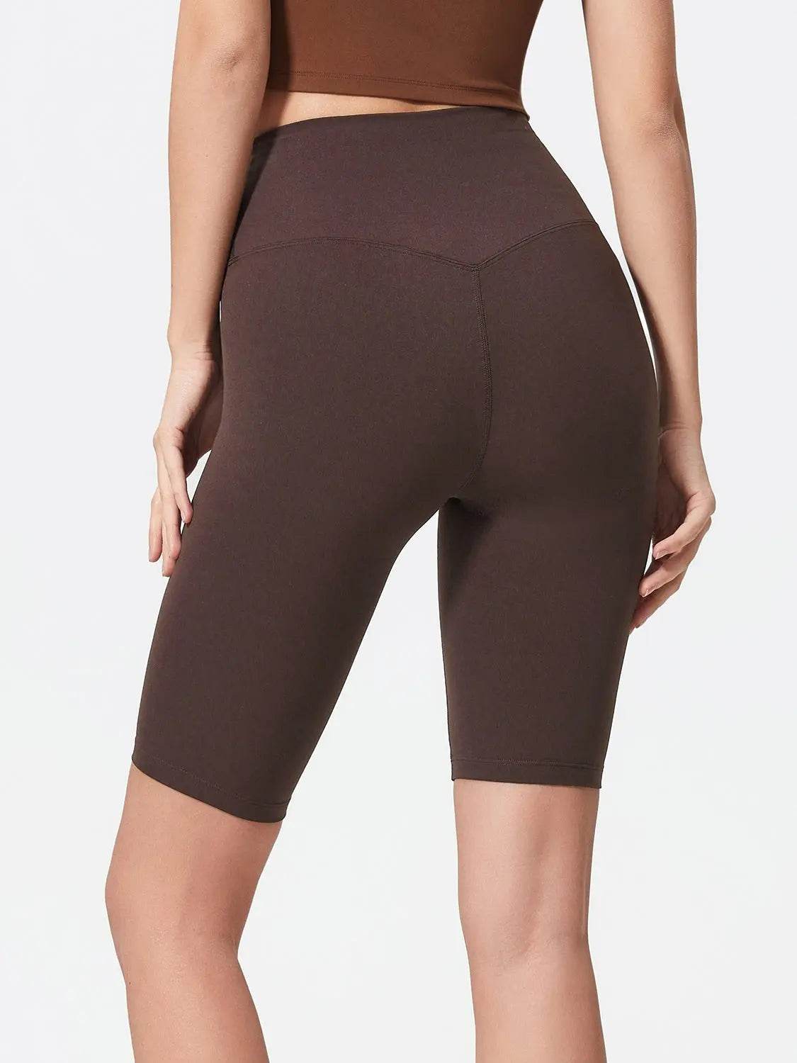 Millennia High Rise Wide Waistband Active Shorts - Velveta Studio