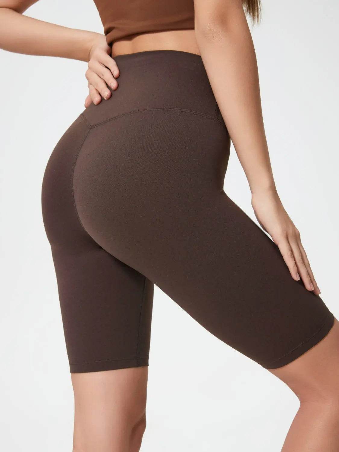 Millennia High Rise Wide Waistband Active Shorts - Velveta Studio