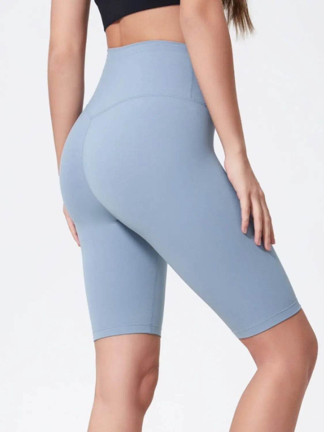 Millennia High Rise Wide Waistband Active Shorts - Velveta Studio