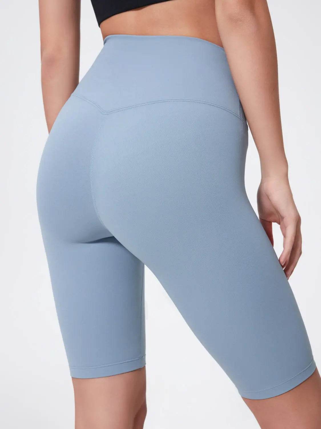 Millennia High Rise Wide Waistband Active Shorts - Velveta Studio