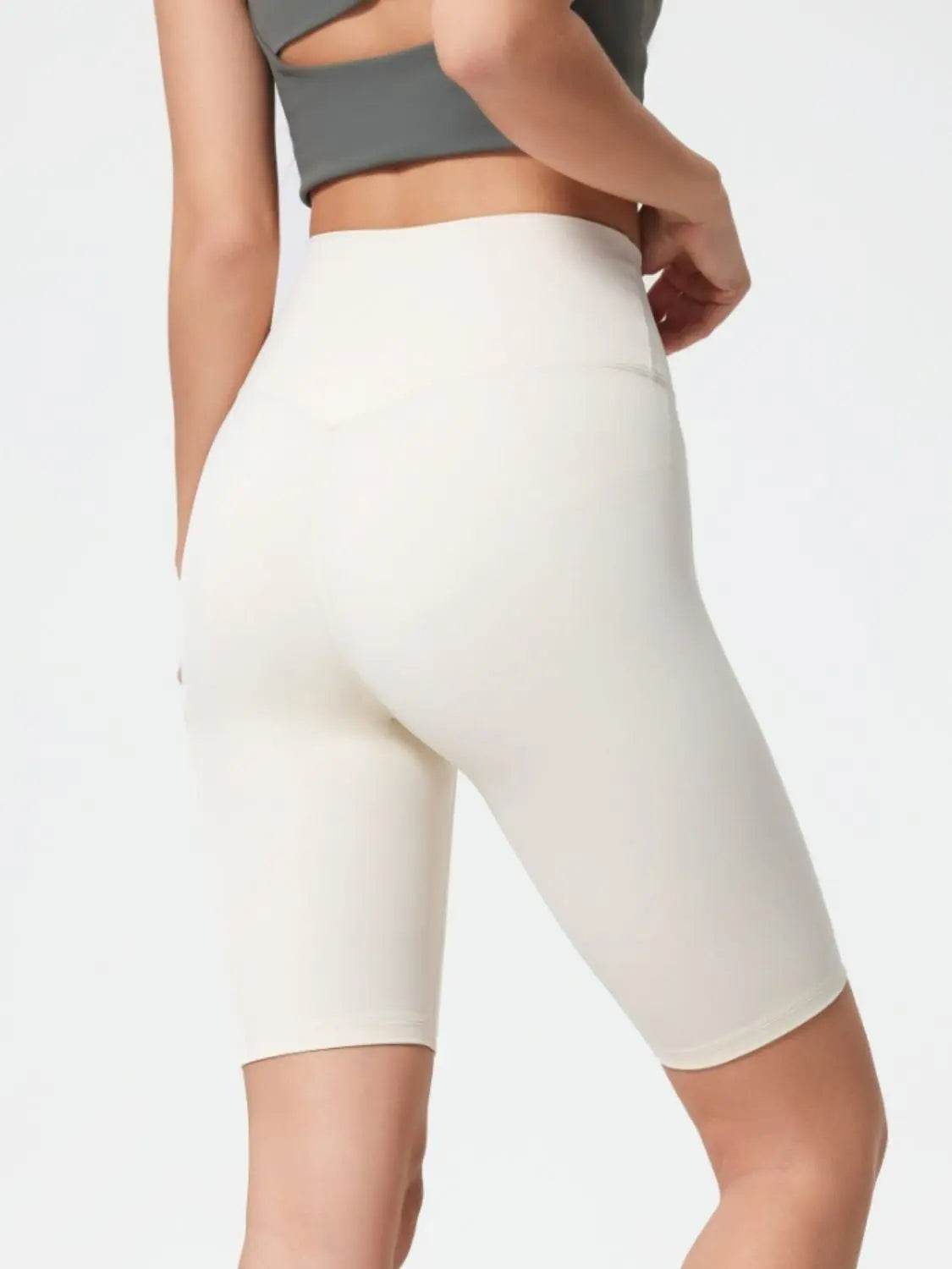 Millennia High Rise Wide Waistband Active Shorts - Velveta Studio