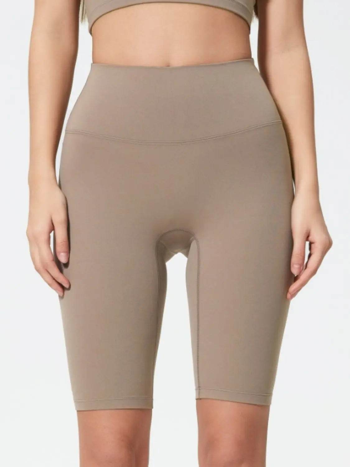 Millennia High Rise Wide Waistband Active Shorts - Velveta Studio