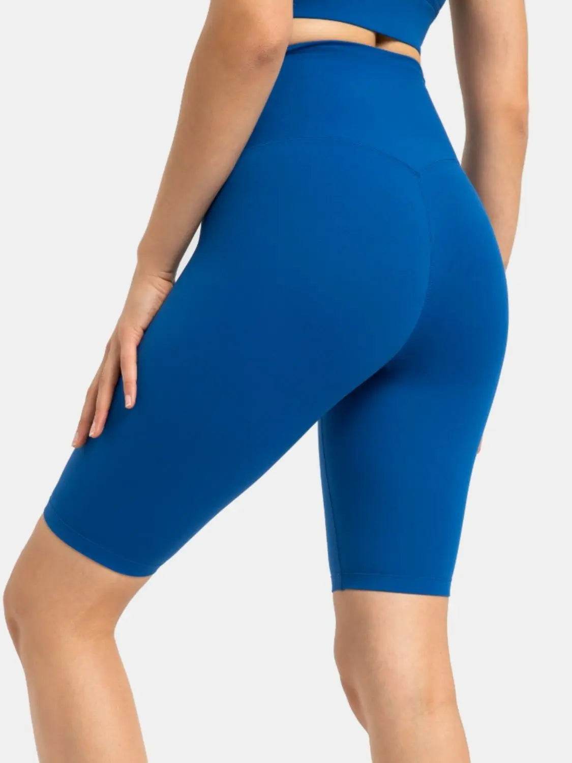 Millennia High Rise Wide Waistband Active Shorts - Velveta Studio