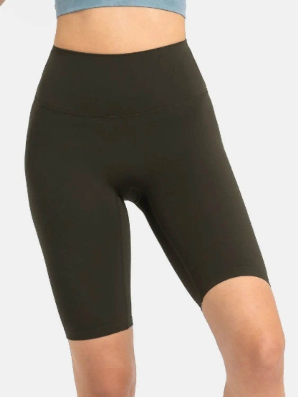 Millennia High Rise Wide Waistband Active Shorts - Velveta Studio