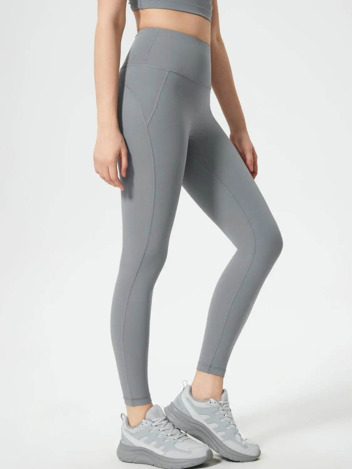 Millennia Wide Waistband Active Leggings - Velveta Studio
