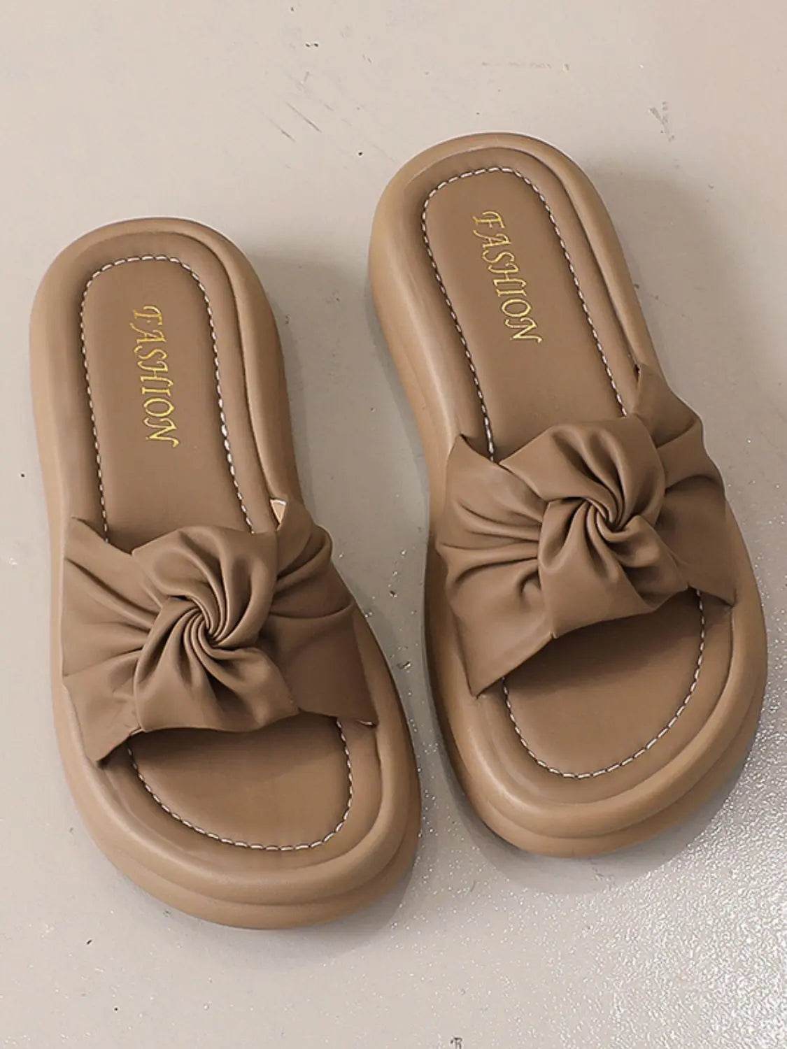 Open Toe Platform Sandals - Velveta Studio