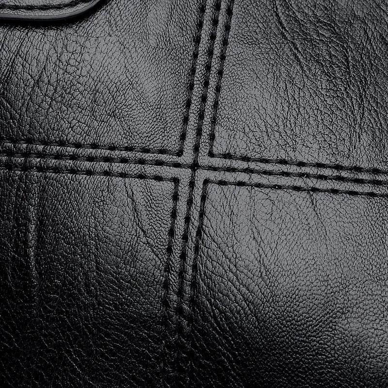 PU Leather Medium Handbag - Velveta Studio
