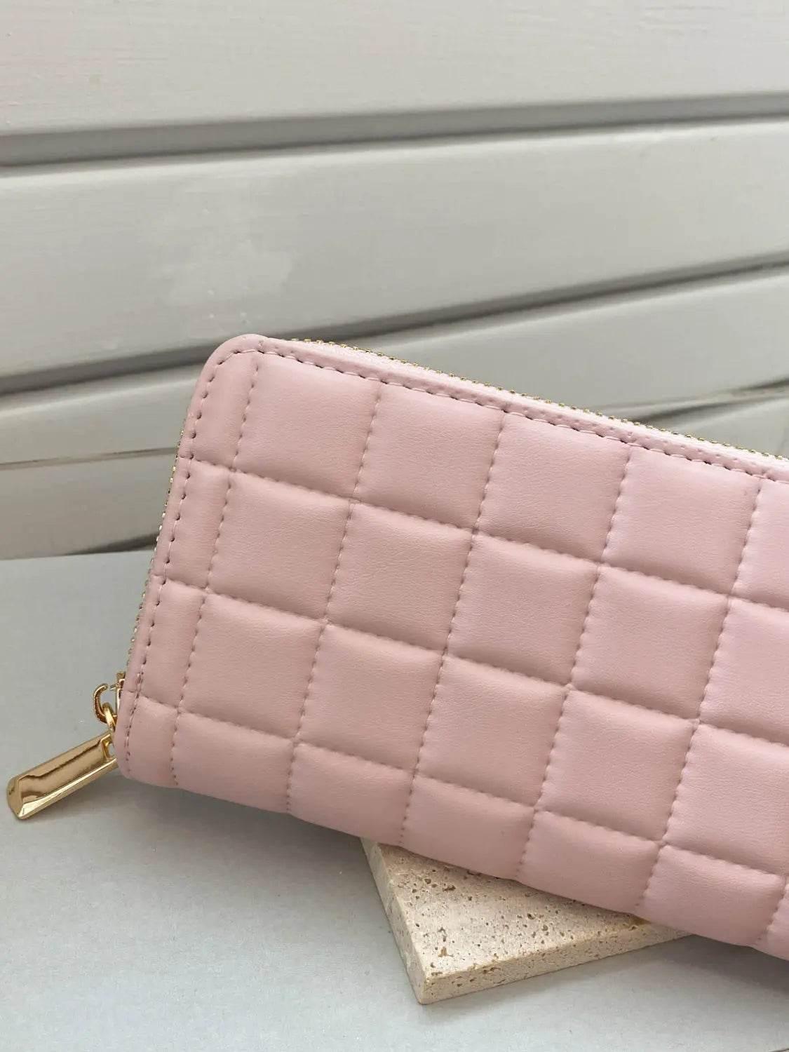 PU Leather Solid Color Wallet - Velveta Studio