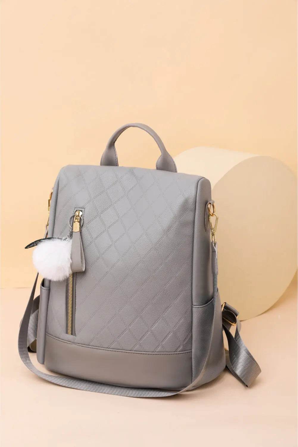Pum-Pum Zipper Backpack - Velveta Studio