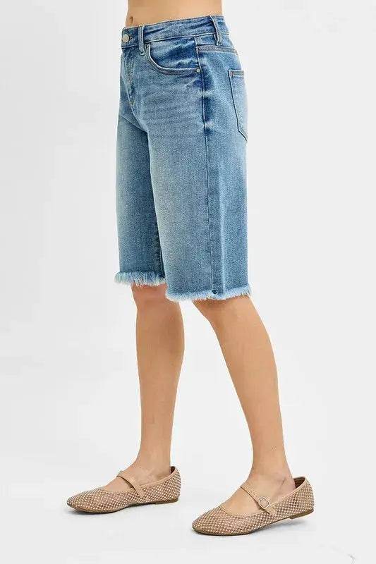 RISEN Tummy Control Mid Rise Fit Bermuda - Velveta Studio