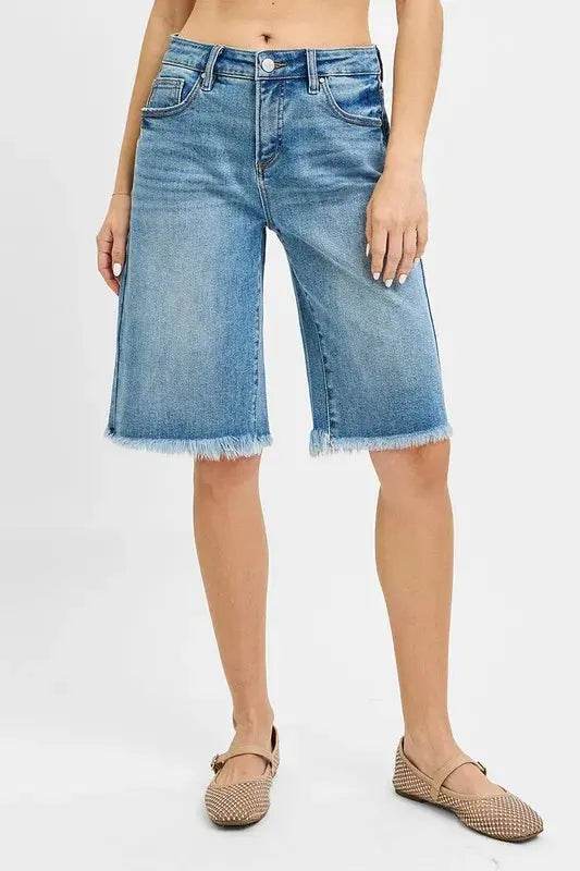 RISEN Tummy Control Mid Rise Fit Bermuda - Velveta Studio