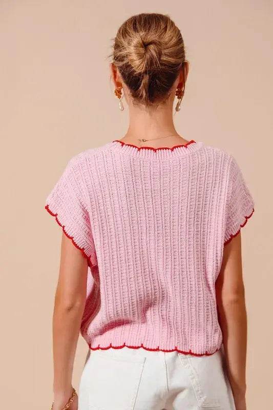 SO ME Textured Light Weight Sweater Dolman Top - Velveta Studio