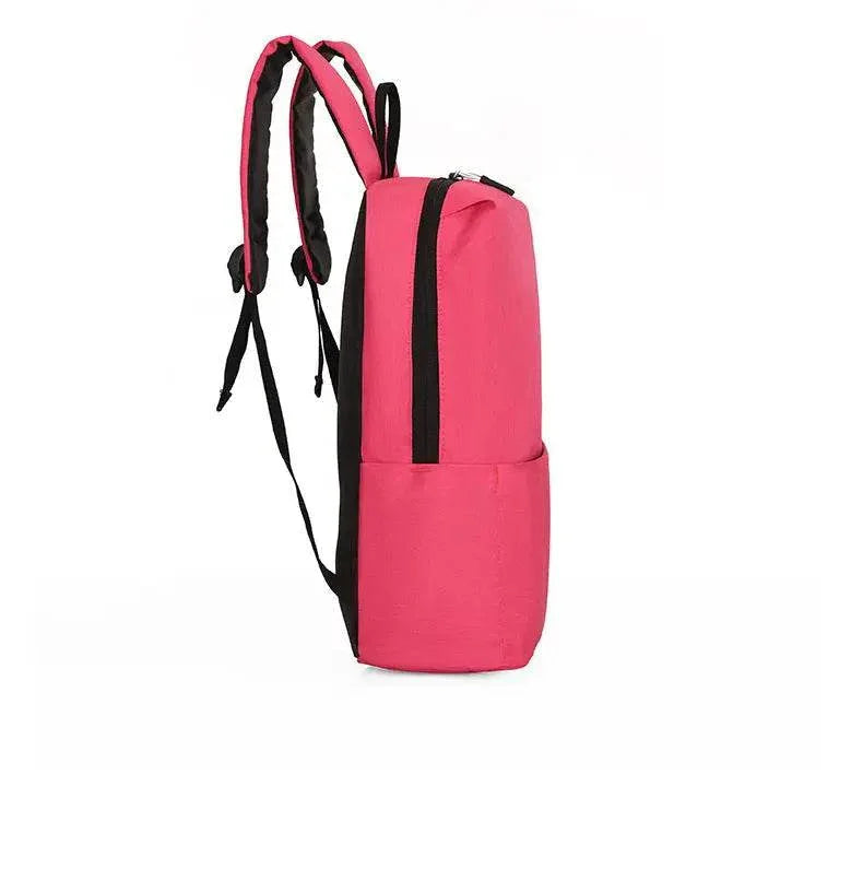Solid Color Nylon Backpack Bag - Velveta Studio
