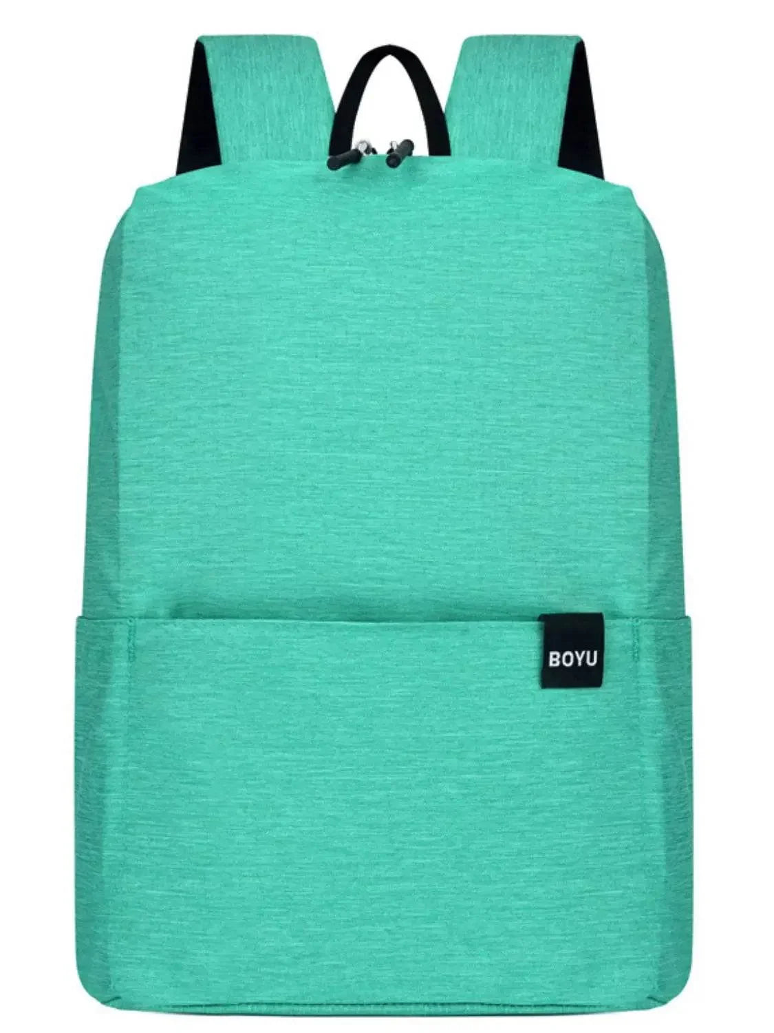 Solid Color Nylon Backpack Bag - Velveta Studio