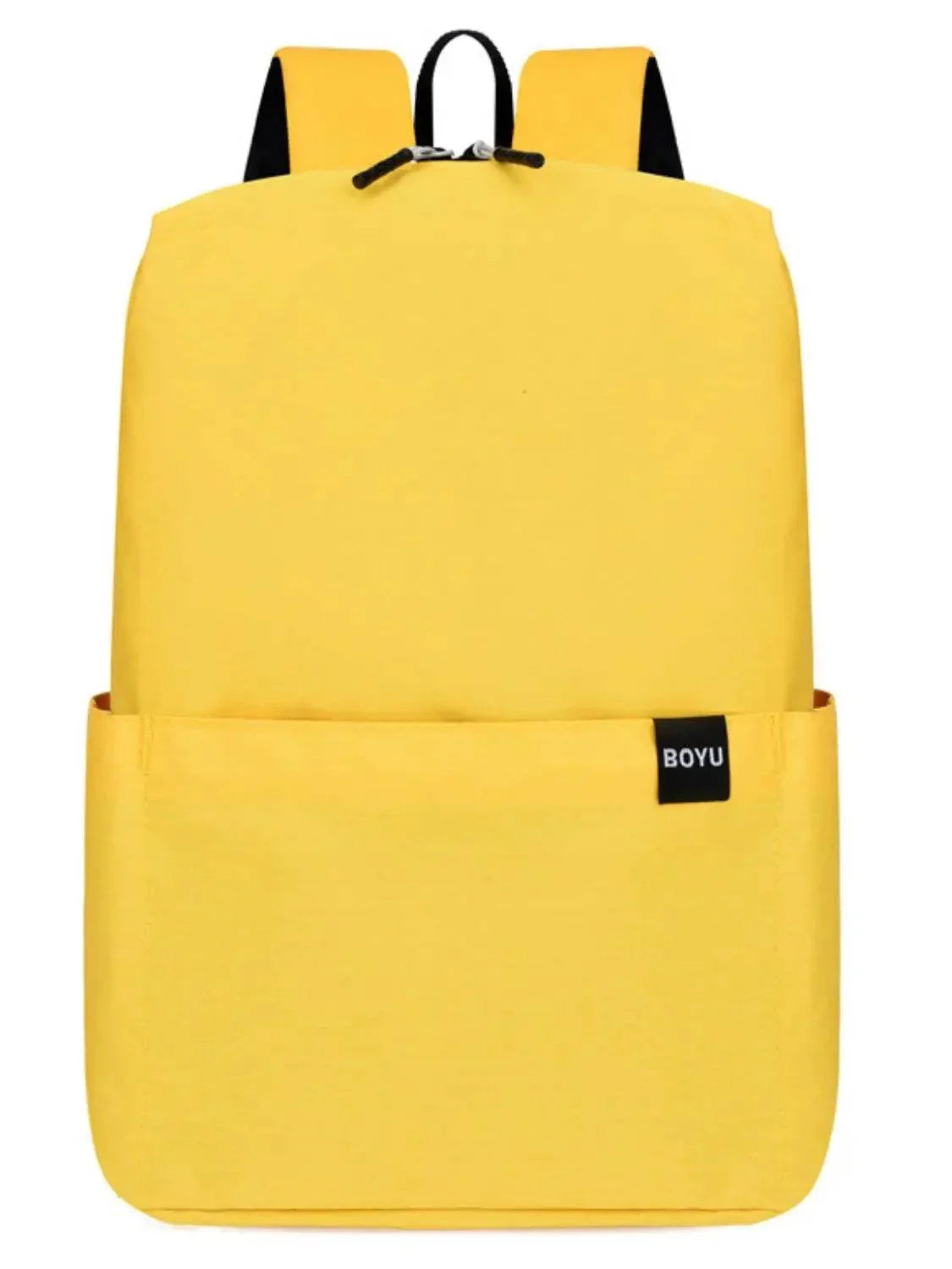 Solid Color Nylon Backpack Bag - Velveta Studio