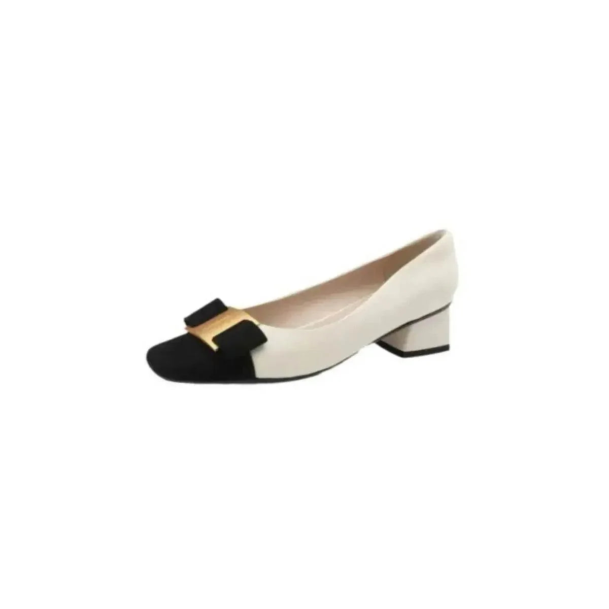 Square Toe Block Heels Slip-Ons - Velveta Studio
