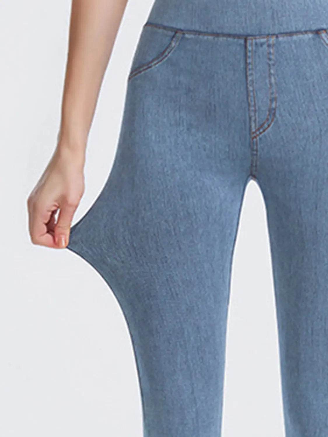 Wide Waistband Sports Leggings - Velveta Studio