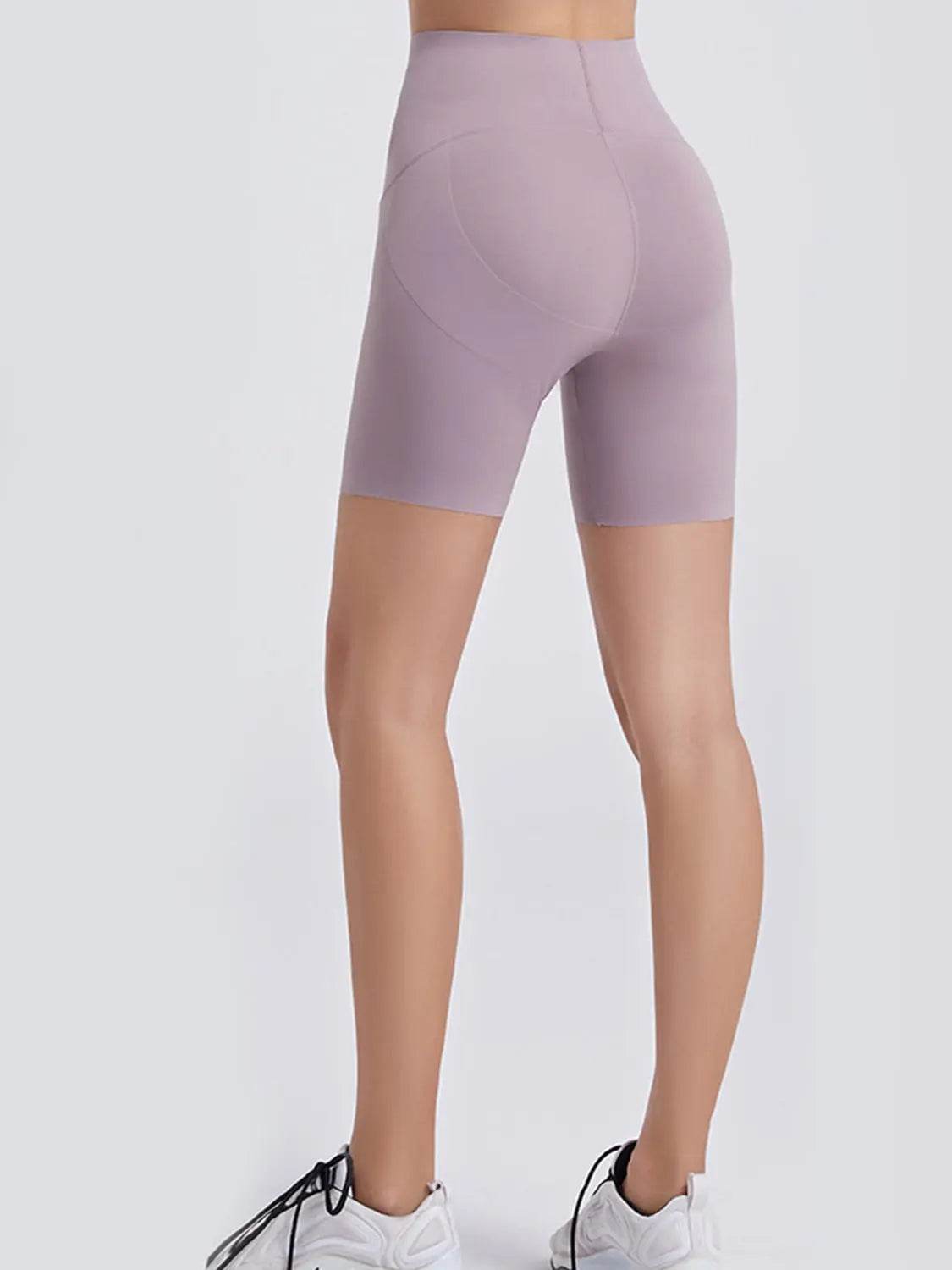 Wide Waistband Sports Shorts - Velveta Studio