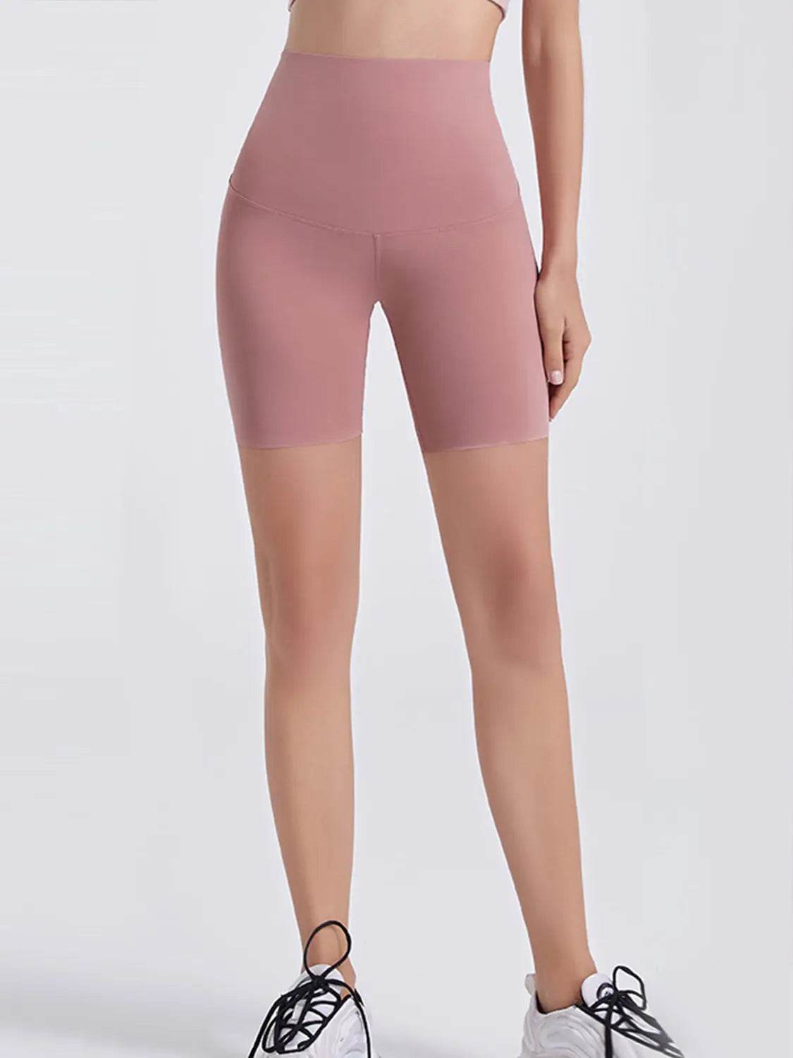 Wide Waistband Sports Shorts - Velveta Studio