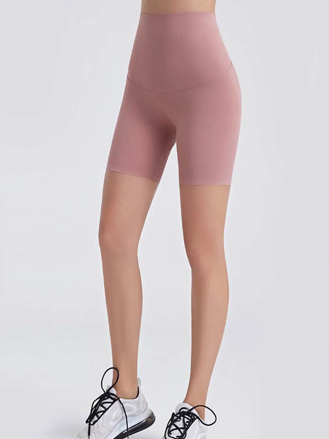 Wide Waistband Sports Shorts - Velveta Studio
