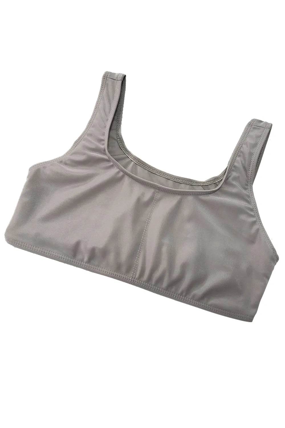 Tank, Color Block Round Neck Tee and Shorts Three-Piece Swim Set - Velveta Studio