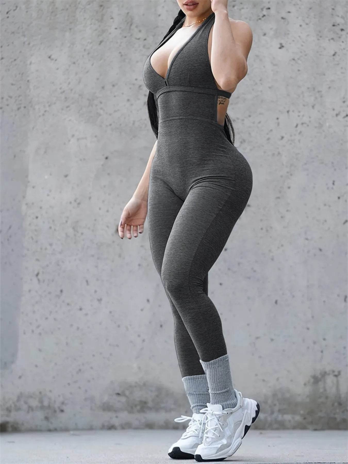 Seamless Active Workout Jumpsuit - Velveta Studio