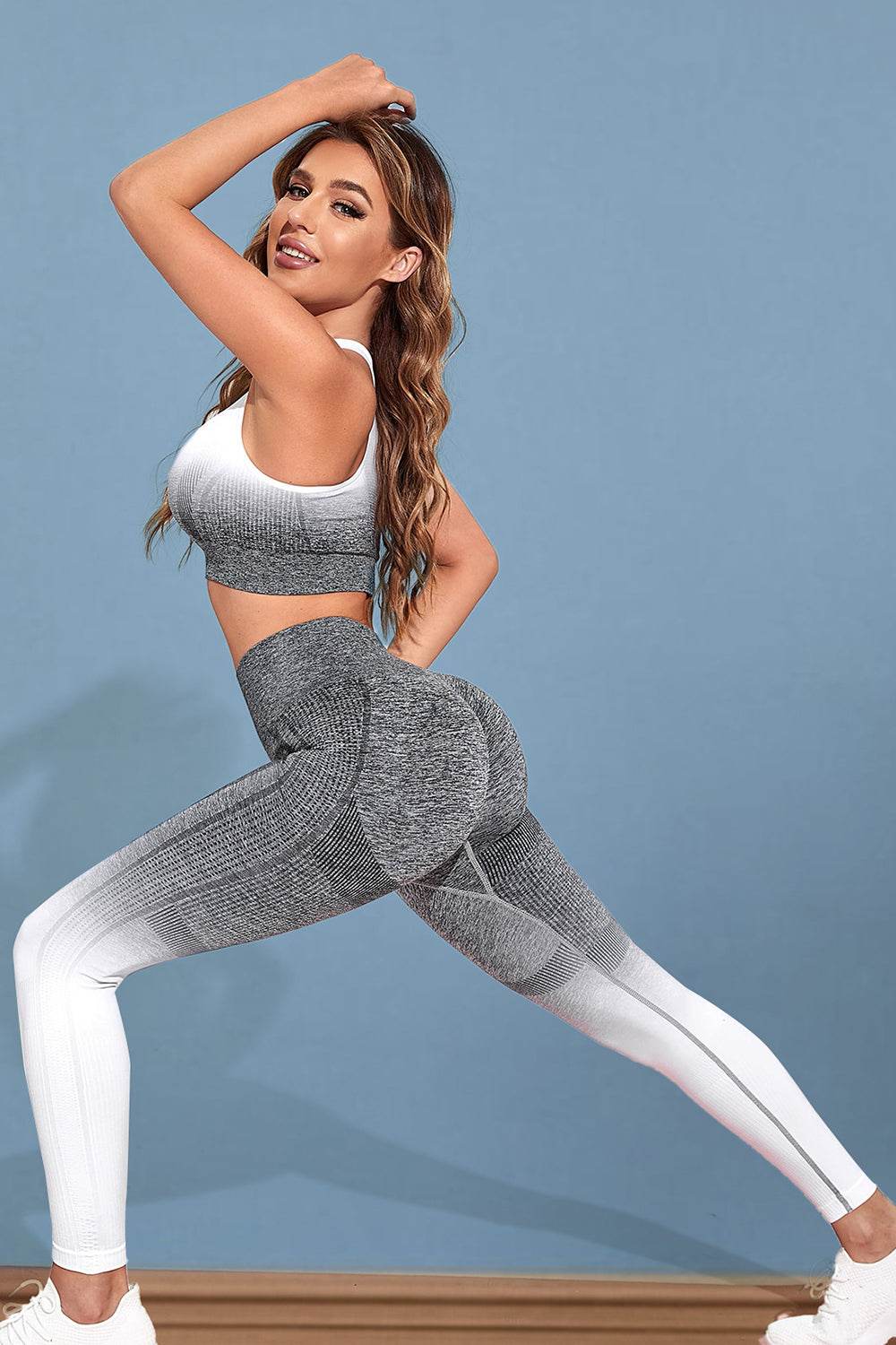 Gradient Sports Tank and Leggings Set - Velveta Studio