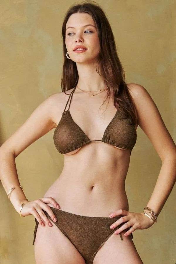 Davi & Dani Halter Skirt Bikini Swim Set - Velveta Studio