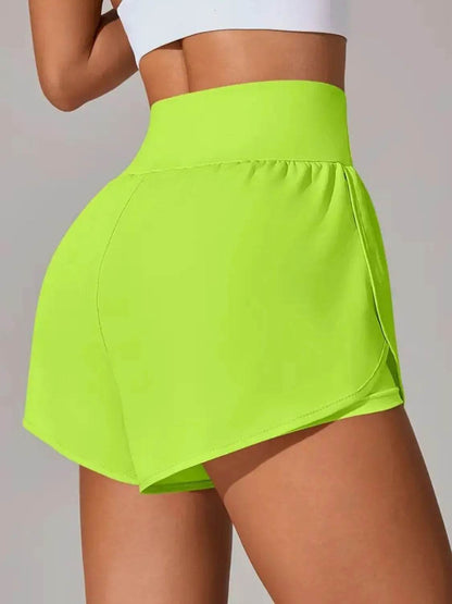 Pocketed High Waist Active Shorts - Velveta Studio