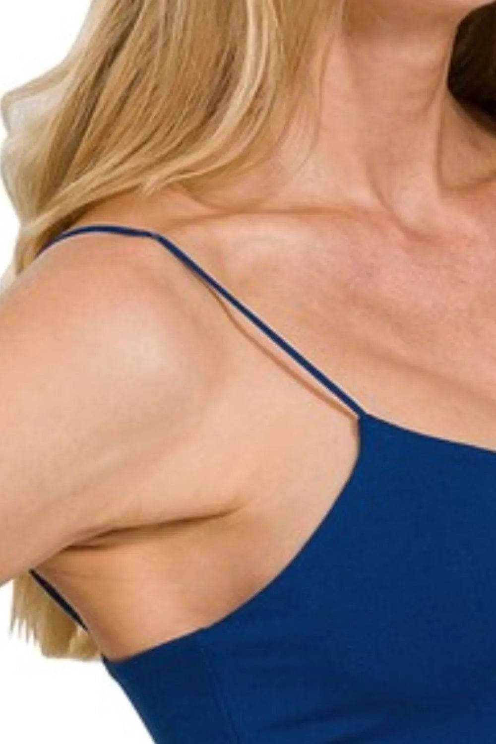 Zenana Basic Slim Fit Spaghetti Strap Cami - Velveta Studio
