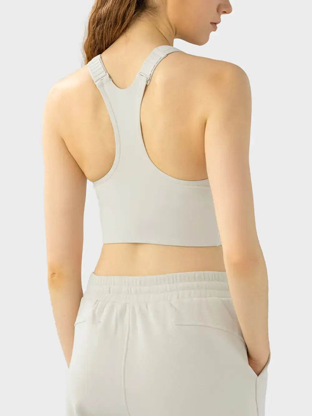 Millennia Wide Strap Sport Bra - Velveta Studio