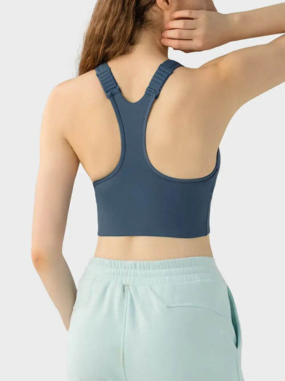Millennia Wide Strap Sport Bra - Velveta Studio