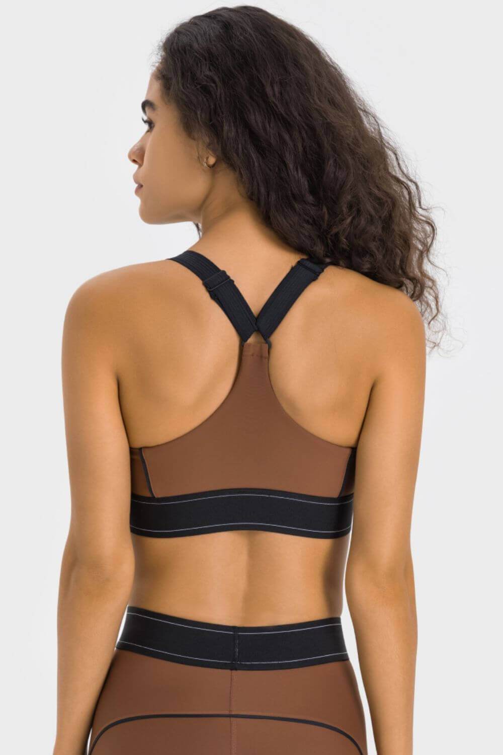 Millennia Contrast Sports Bra - Velveta Studio