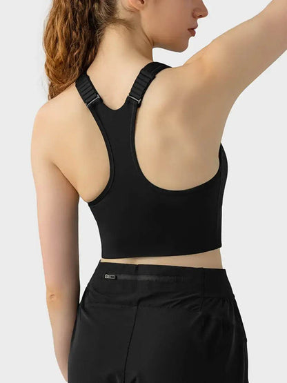 Millennia Wide Strap Sport Bra - Velveta Studio