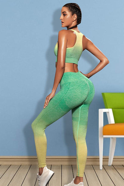 Gradient Sports Tank and Leggings Set - Velveta Studio