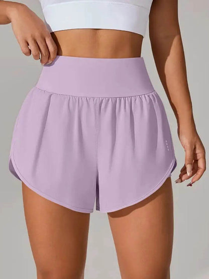 Pocketed High Waist Active Shorts - Velveta Studio