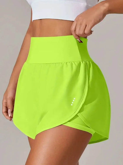 Pocketed High Waist Active Shorts - Velveta Studio