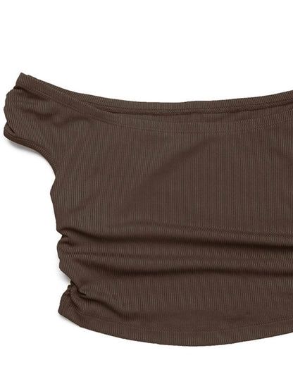 Boat Neck Cap Sleeve Top and Pants Set - Velveta Studio
