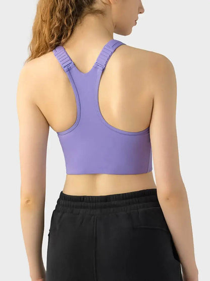 Millennia Wide Strap Sport Bra - Velveta Studio