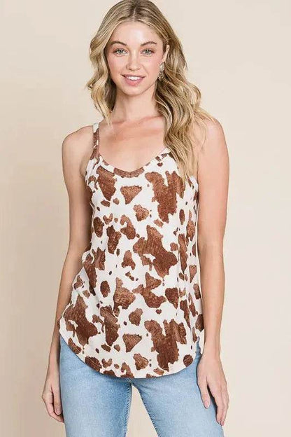 BOMBOM Animal Print Cami - Velveta Studio