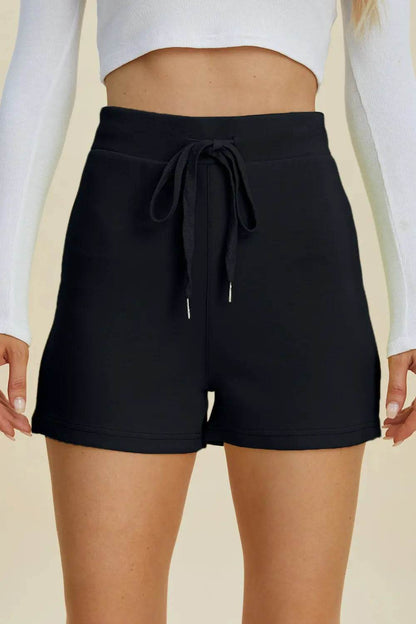 Basic Bae Full Size Air Scuba Drawstring High Waist Shorts - Velveta Studio