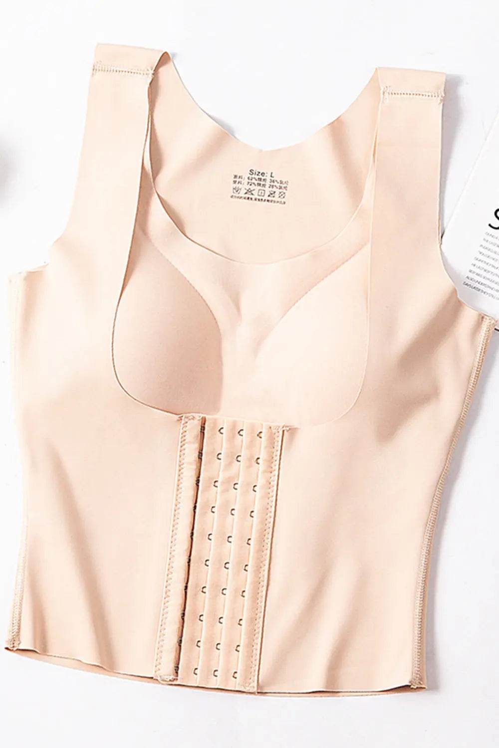Basic Bae Scoop Neck Shapewear Tank with Removable Paddings - Velveta Studio