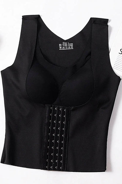 Basic Bae Scoop Neck Shapewear Tank with Removable Paddings - Velveta Studio