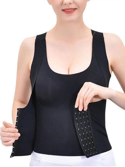 Basic Bae Scoop Neck Shapewear Tank with Removable Paddings - Velveta Studio
