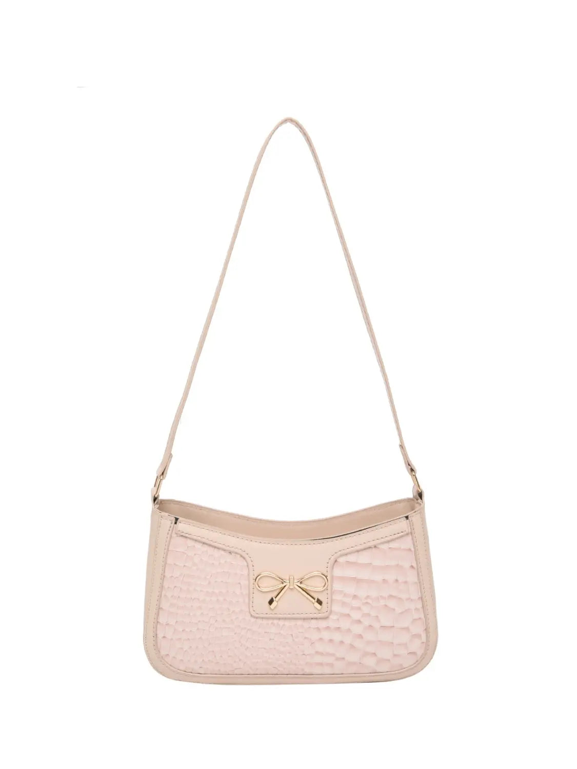 Bow PU Leather Shoulder Bag