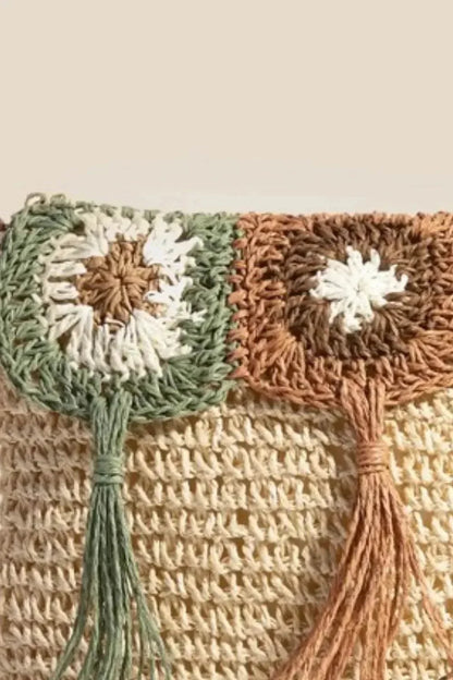 Fame Intricate Tassel Braided Crossbody Bag - Velveta Studio