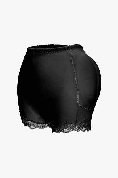 Full Size Lace Trim Shaping Shorts - Velveta Studio