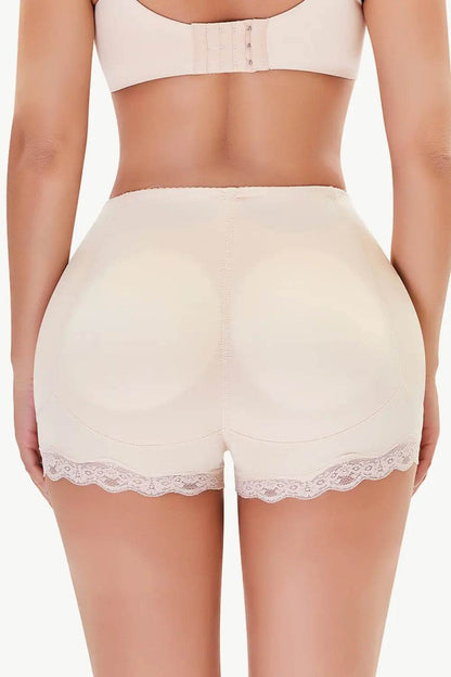 Full Size Lace Trim Shaping Shorts - Velveta Studio
